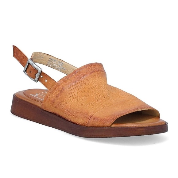 Miz Mooz Guava Brown Leather Sandals Size 41 / US - Picture 1 of 6